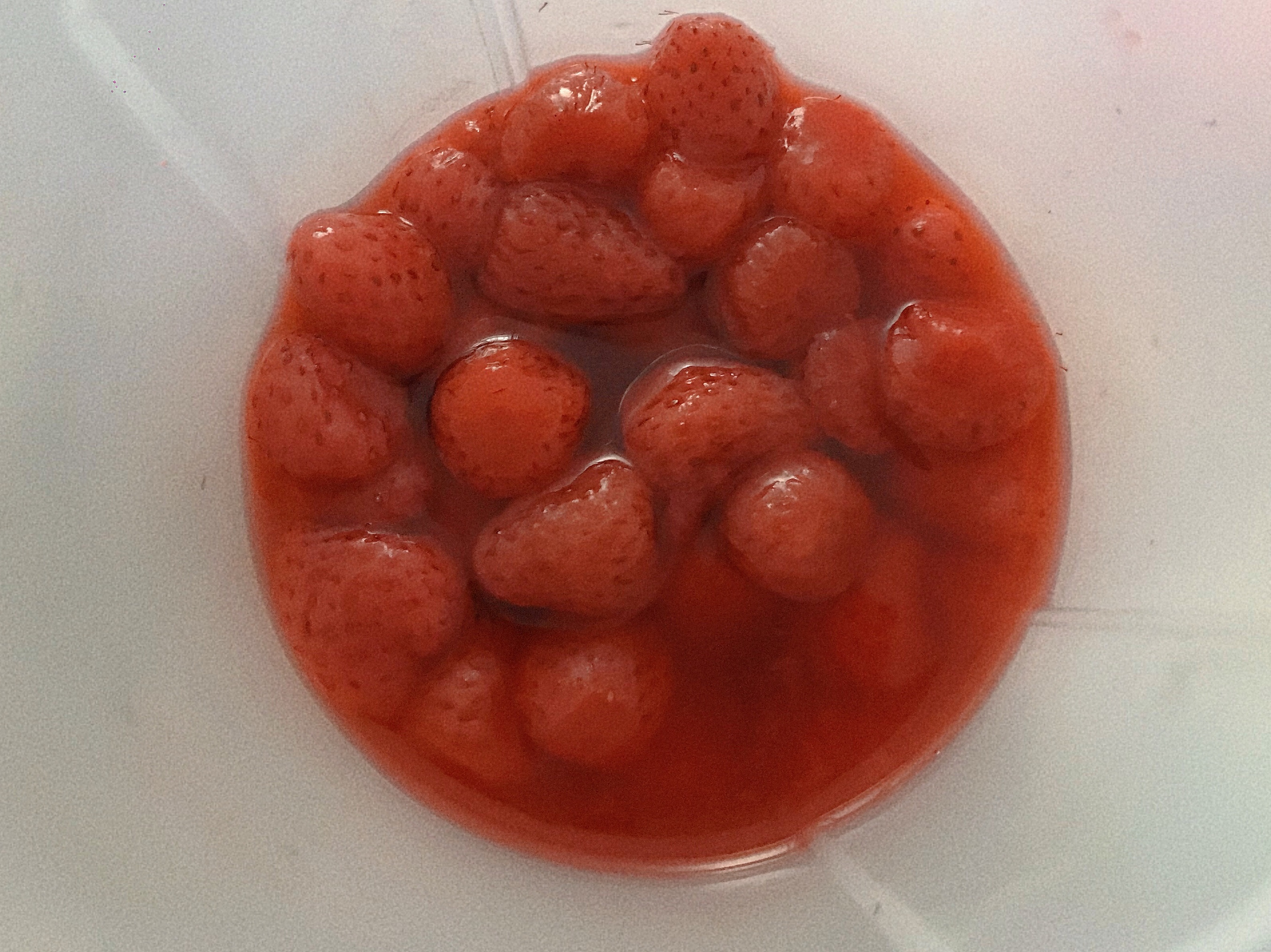 微波炉做冰点草莓的做法