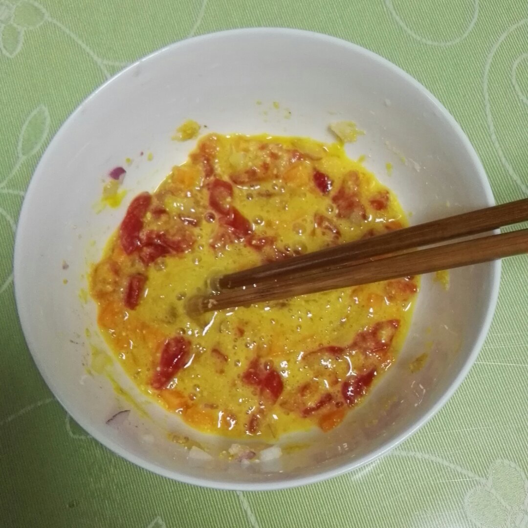 洋葱圈蛋饼