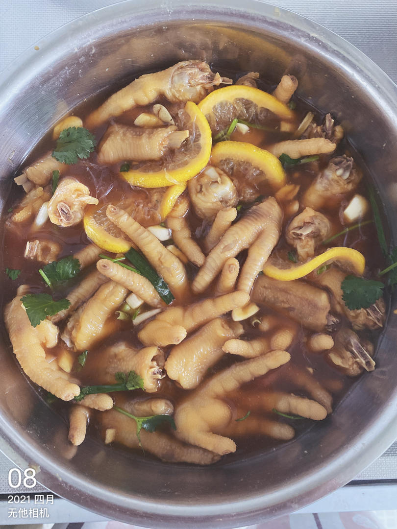 超级开胃的酸辣柠檬鸡爪