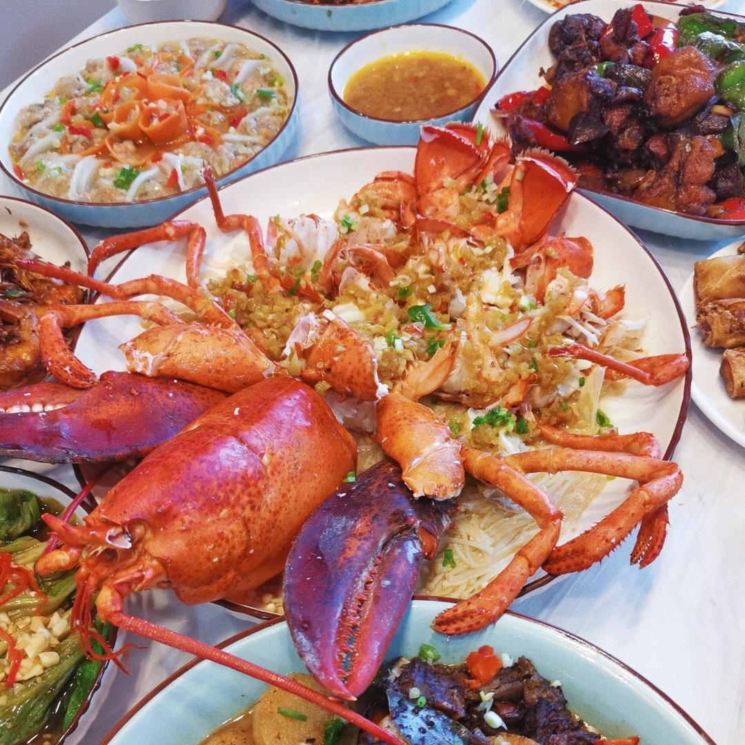 蒜蓉大龙虾『蒜蓉蒸波龙』