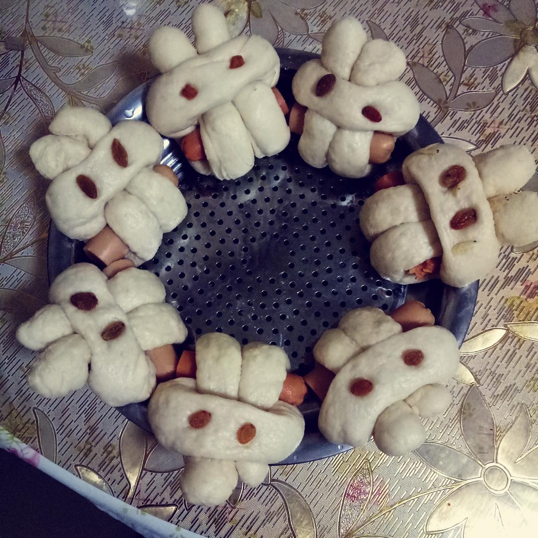 火腿肠兔子馒头卷