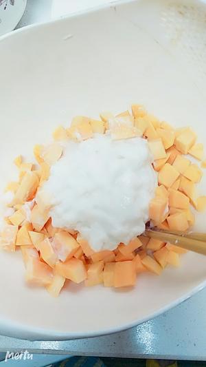 武汉传统小吃～苕（红薯）面窝的做法 步骤3
