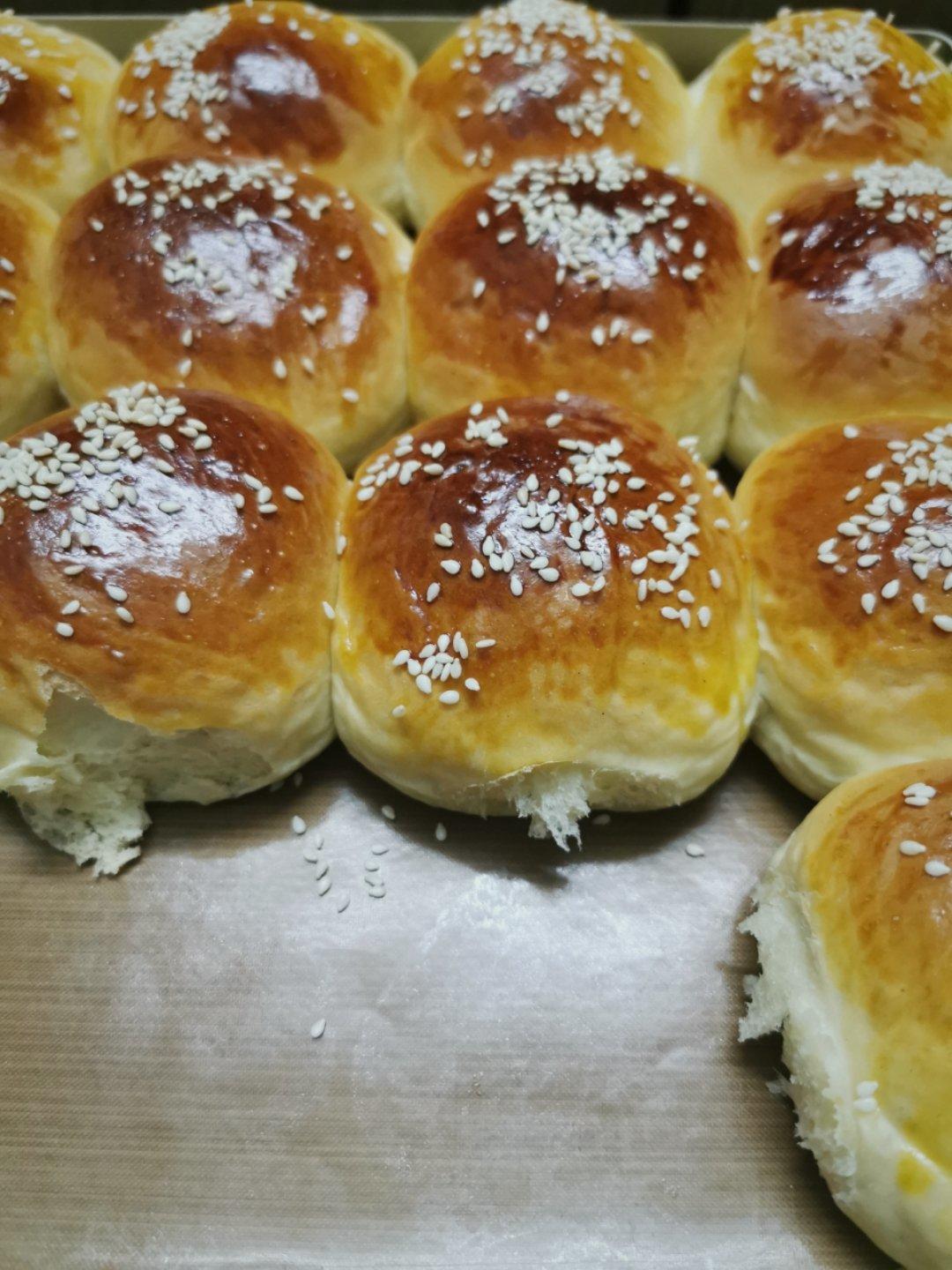 奶黄小餐包-一次发酵超好吃（附快手奶黄馅制作方法）
