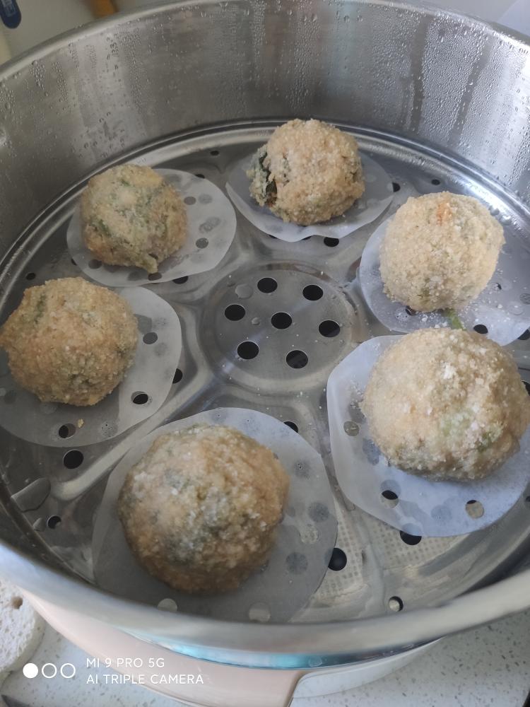 不用和面的玉米面菜团子