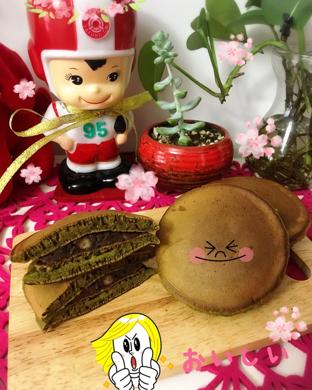 抹茶蜜豆铜锣烧