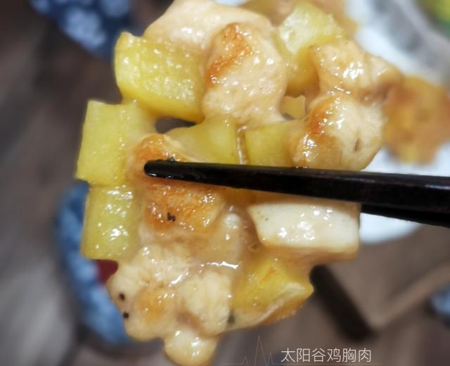 快手土豆鸡肉饼~太阳谷食谱