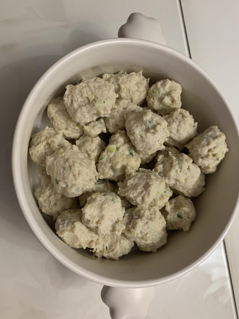 健身减脂鸡胸肉的一百种吃法之鸡肉丸子