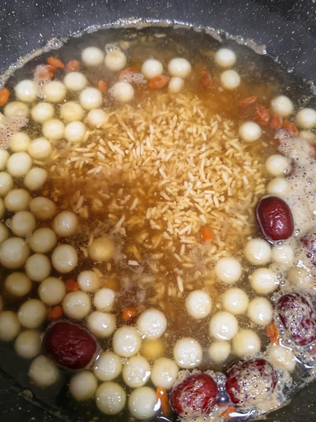 软糯香甜的红糖酒酿小圆子