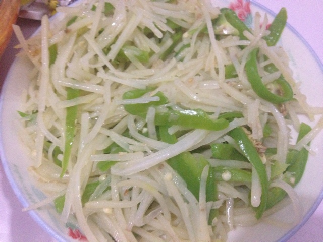 青椒土豆丝