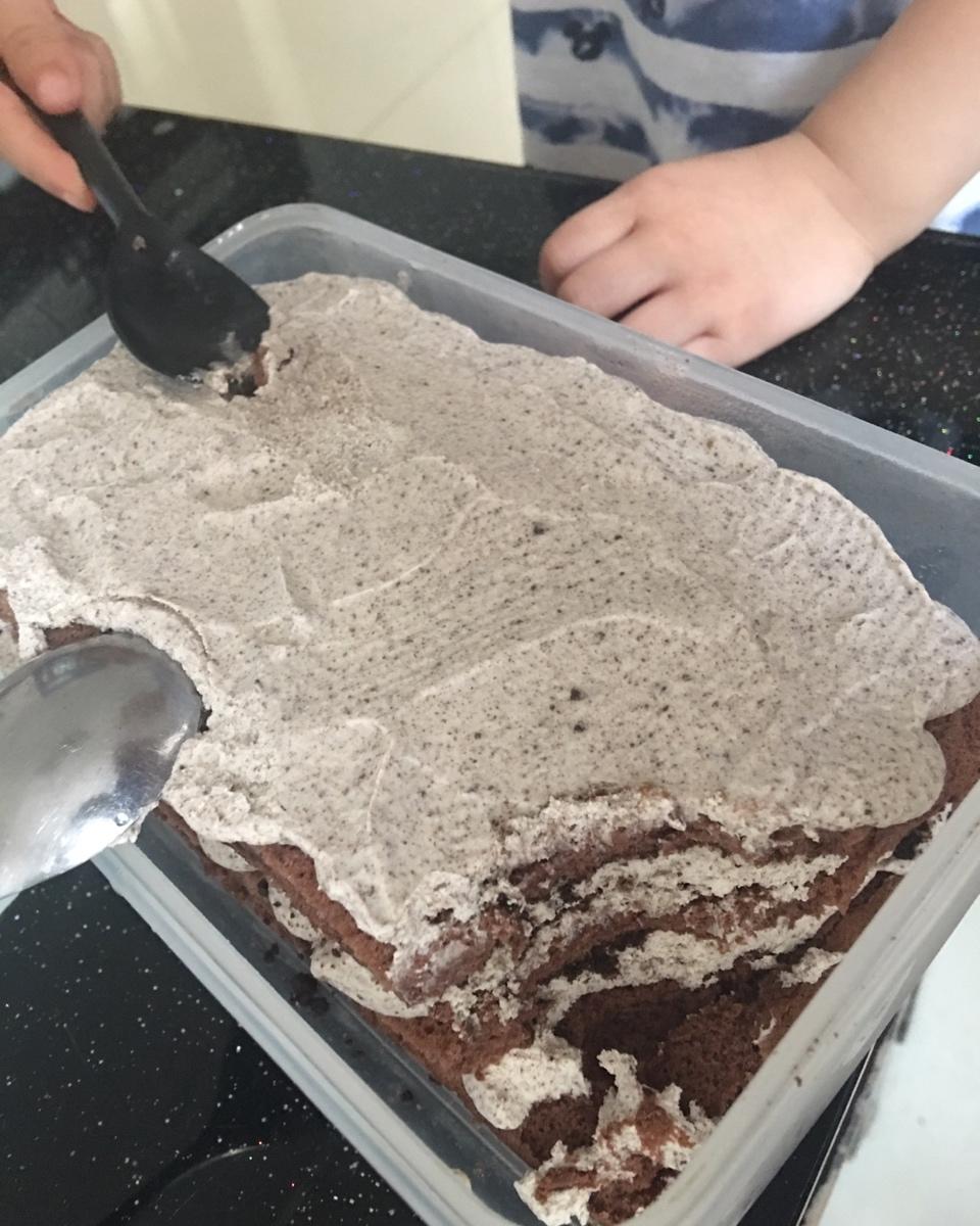 好吃到流泪的奥利奥咸奶油盒子蛋糕