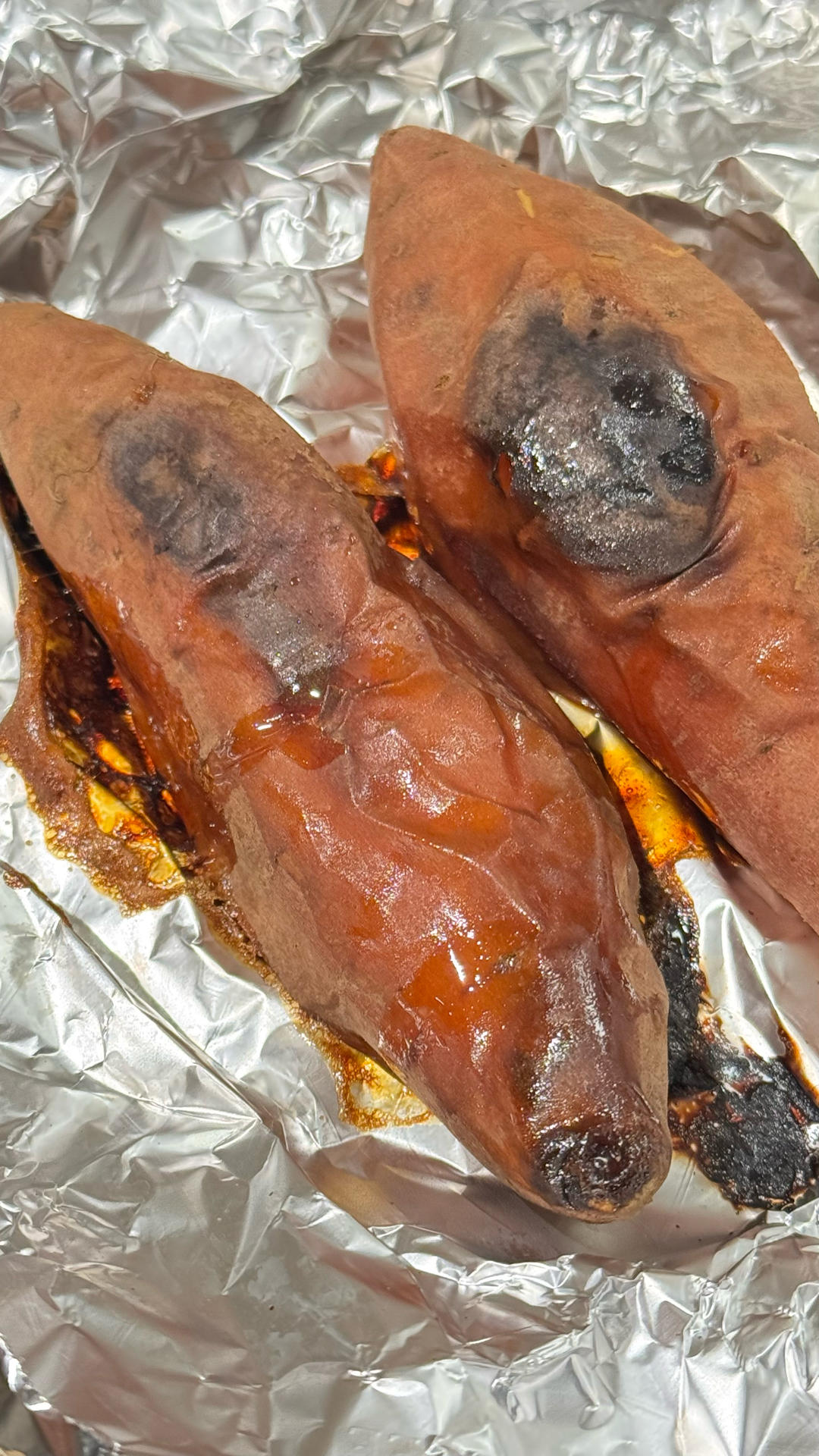 【糯唧唧的烤红薯】糖油四溢皮肉分离外糯里嫩吸溜着吃！
