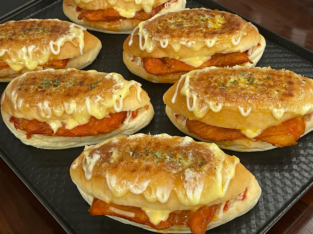 网红芝士瀑布鸡排包/超好吃/锁死这个配方