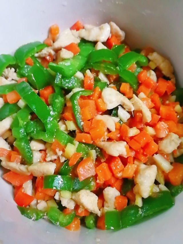 手机用户6195_i7k0做的青椒鸡肉胡萝卜