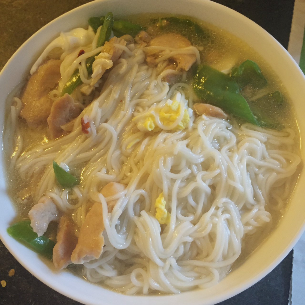 青椒肉丝面