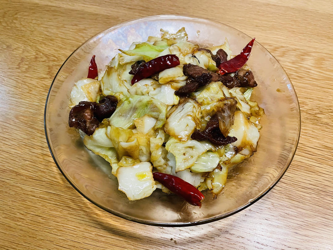 微酸开胃的手撕牛心菜