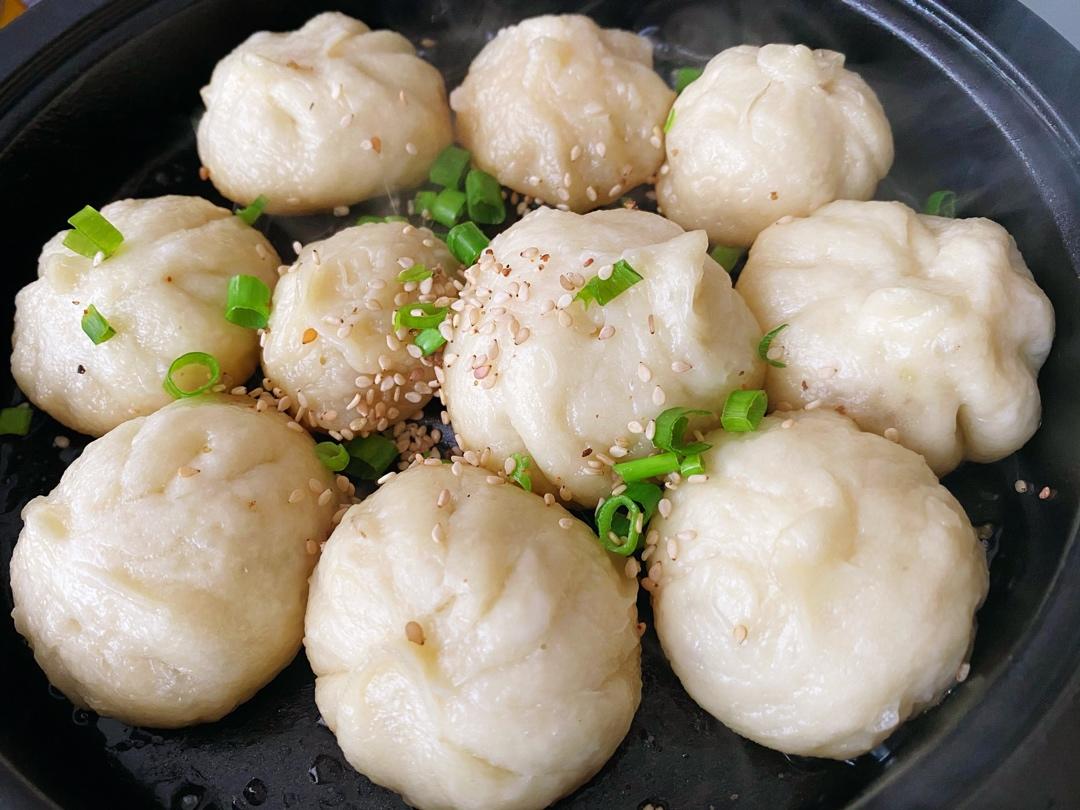 超多汁的牛肉馅生煎包