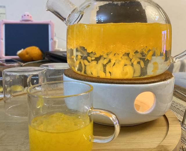 五分钟做好一杯暖暖的冰糖橘子茶