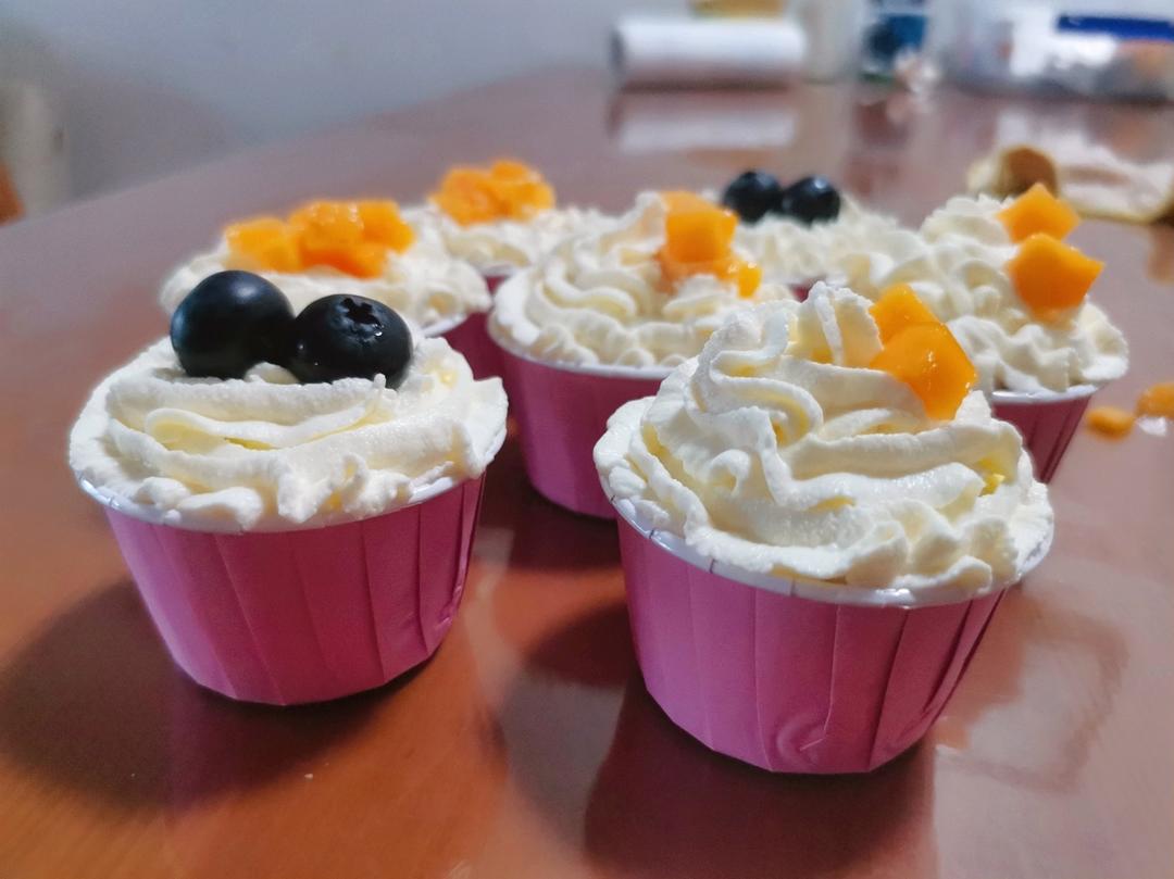 凉了也不回缩的戚风纸杯蛋糕🍰超级绵软 适合宝宝吃哦