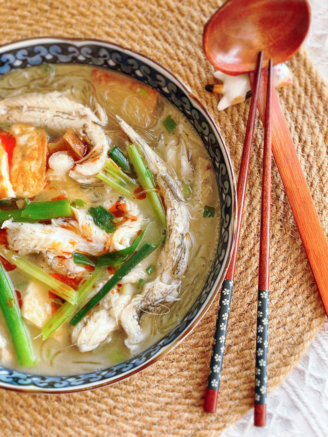 松茸鸡汁口蘑豆腐【低脂美味】