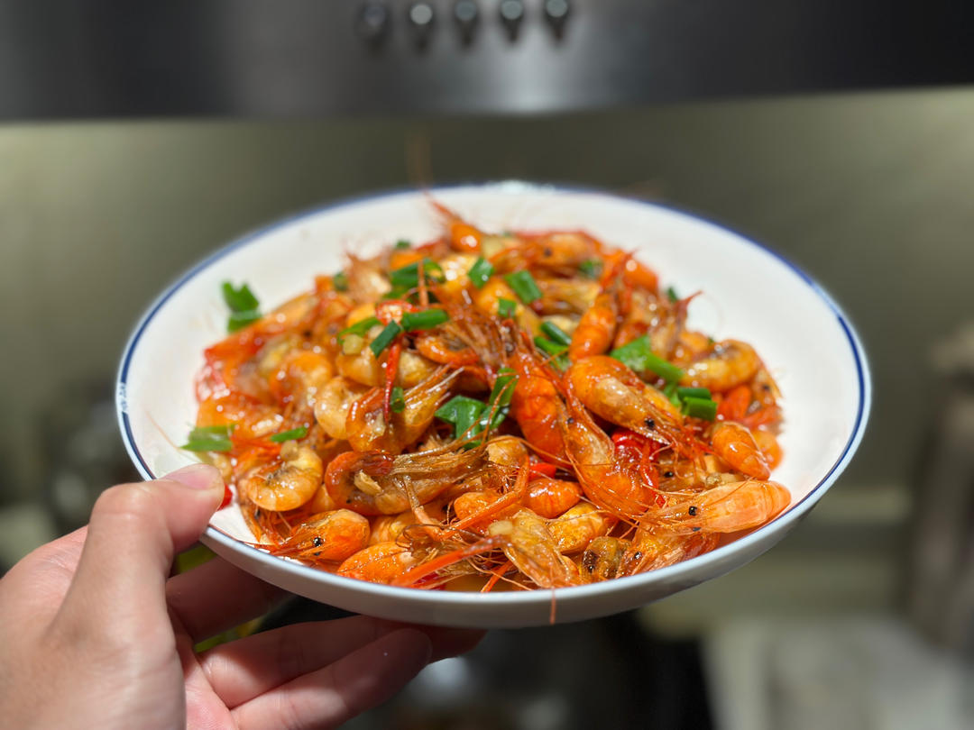 爆炒河虾（一口一个嘎嘣脆）