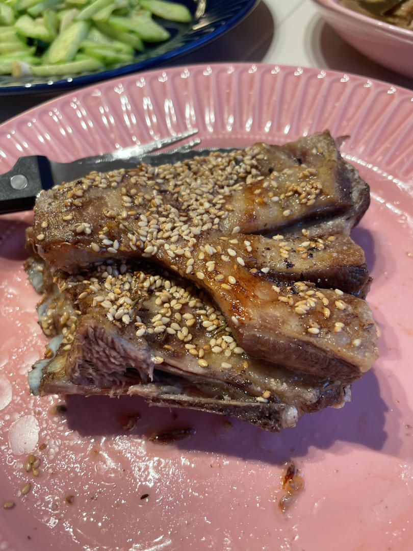 地道蒙餐：烤羊排(家用烤箱版)