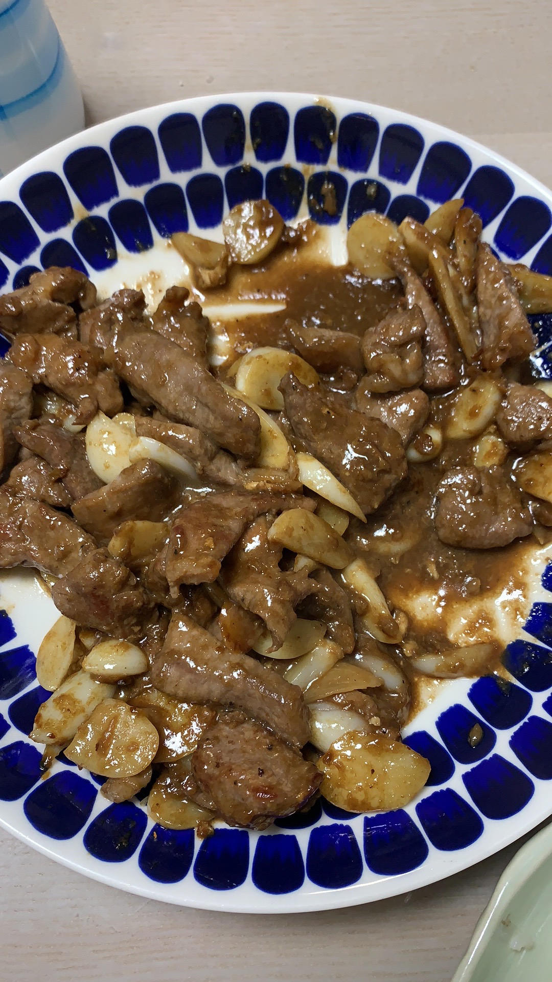 蒜爆羊肉
