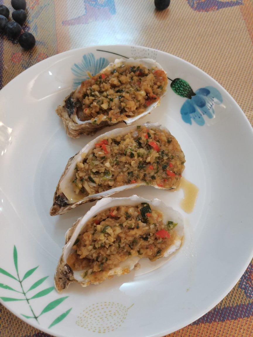 超简单～蒸蒜蓉生蚝