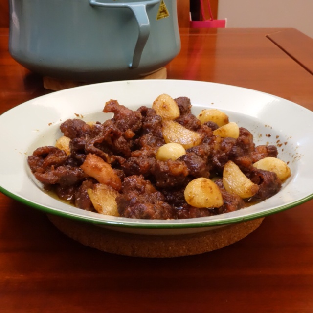 黑蒜子牛肉粒