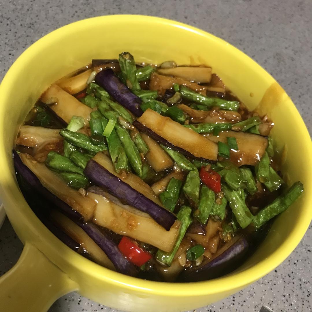 豆角烧茄子