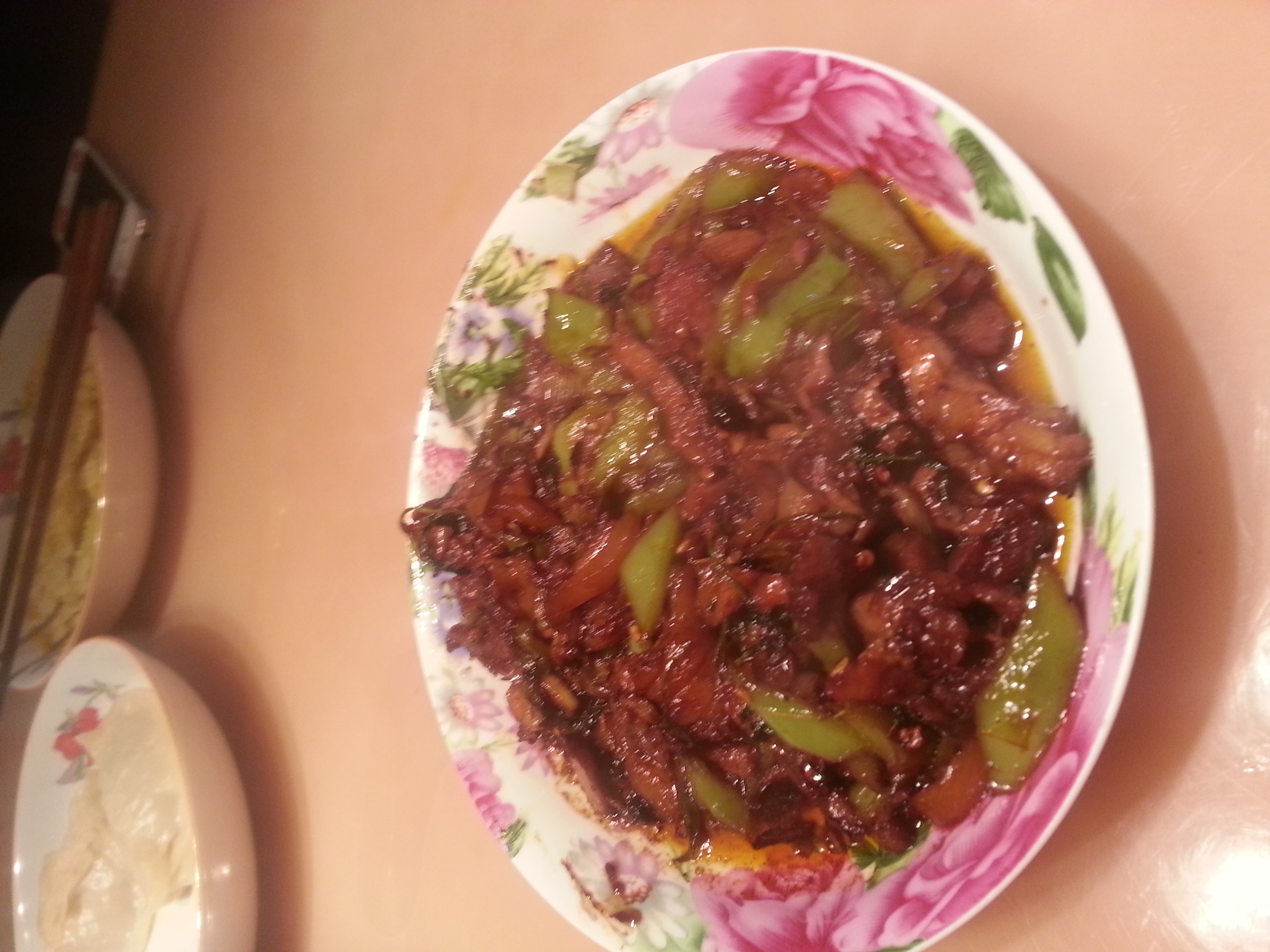 辣椒炒蹄膀肉