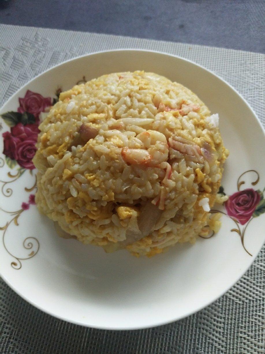 咖喱海鲜炒饭