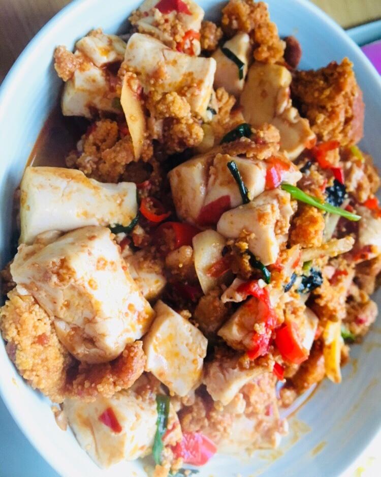 鱼籽豆腐煲