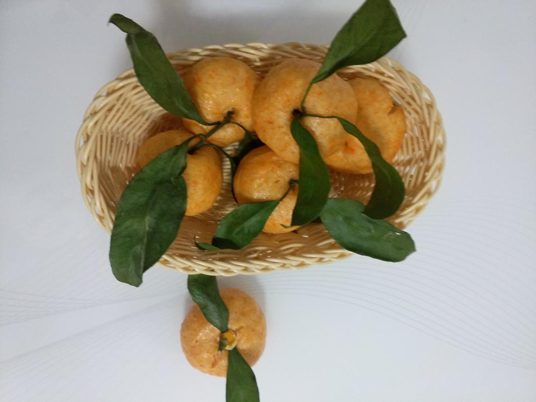 diy面食～橘子馒头