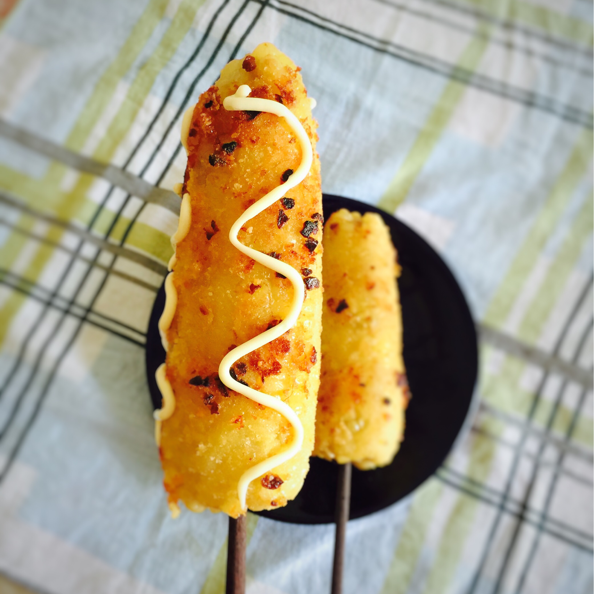 rain93做的甘梅芝士炸玉米