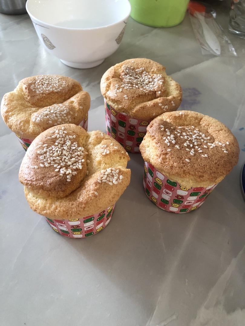 零失败~戚风纸杯小蛋糕🍰 ✨／8寸版戚风蛋糕