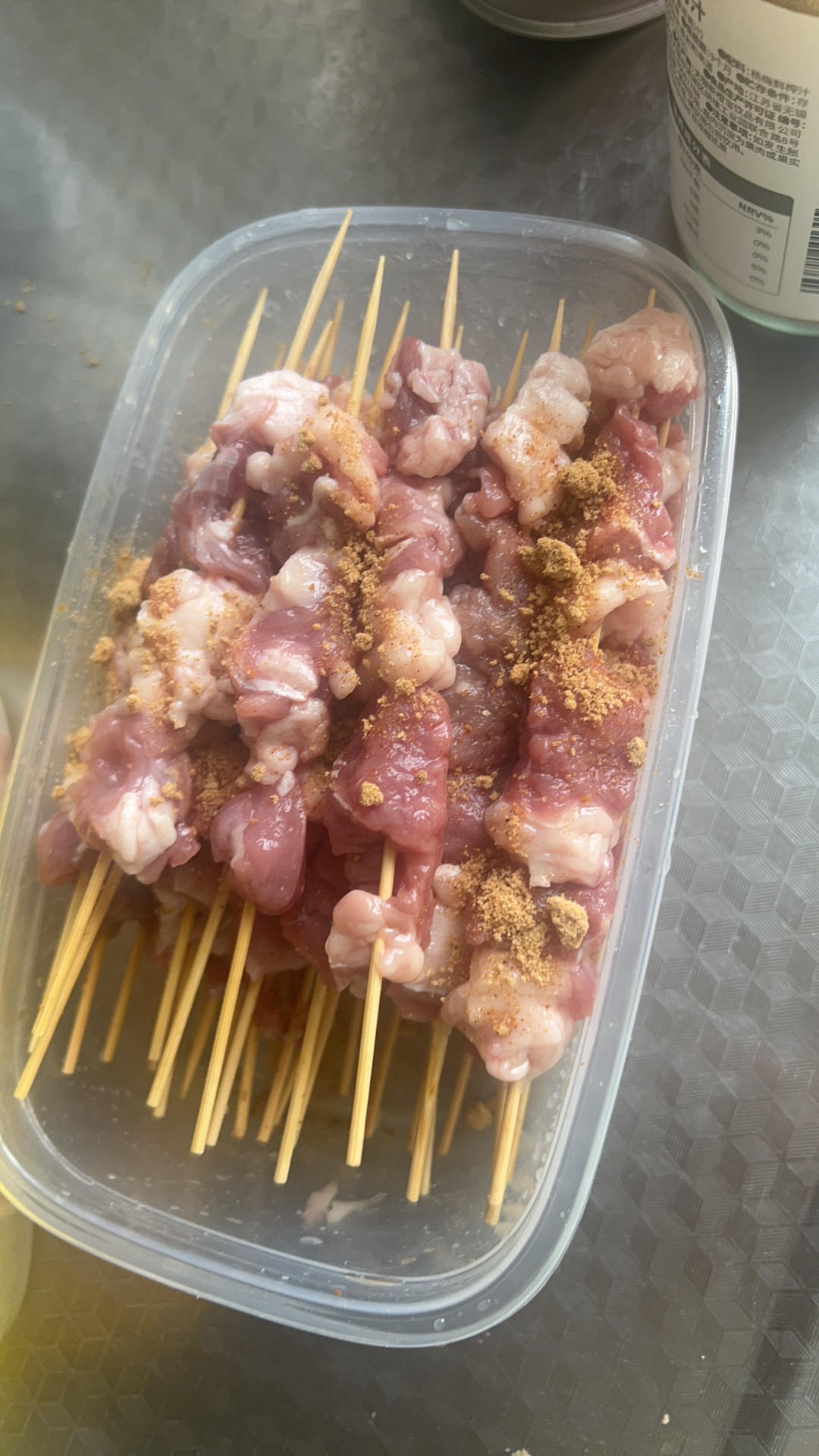 空气炸锅羊肉串的做法