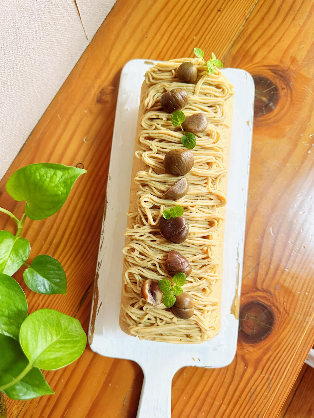 栗子红茶蛋糕卷