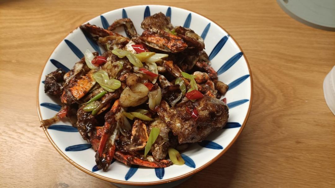 香爆梭子蟹