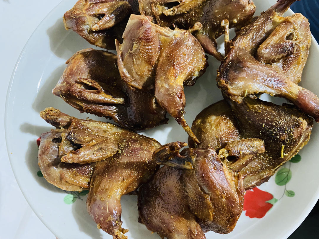 椒盐鹌鹑 - 空气炸锅版