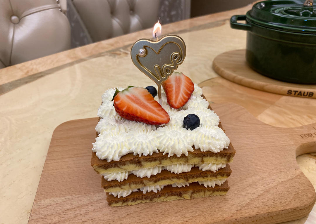 快手可可裸蛋糕