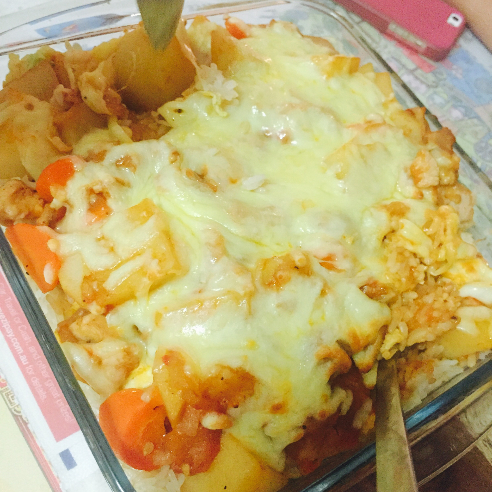 番茄鸡肉浓情焗饭【两人份】