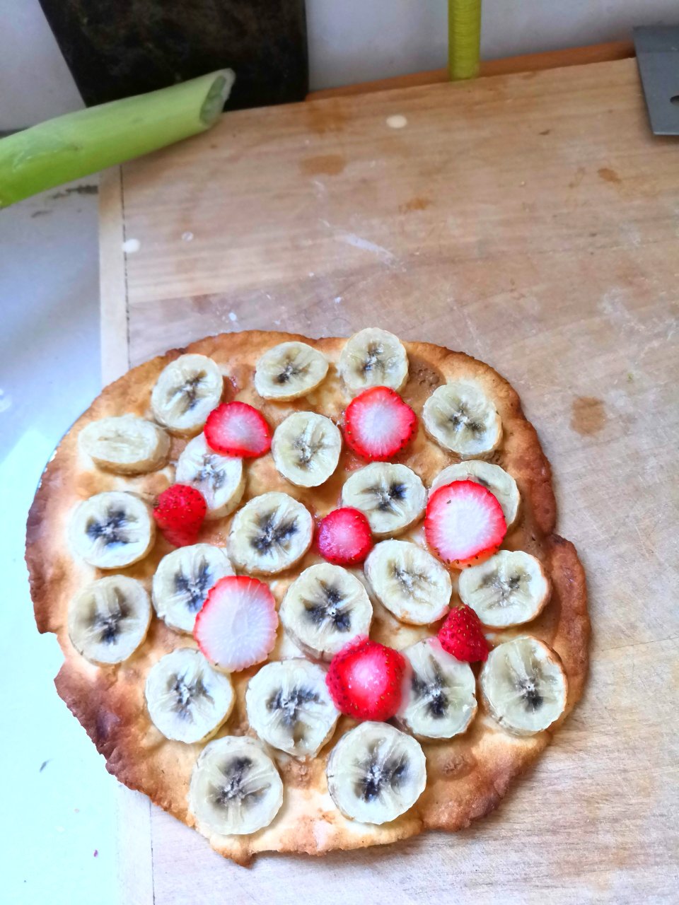 香蕉薄饼披萨