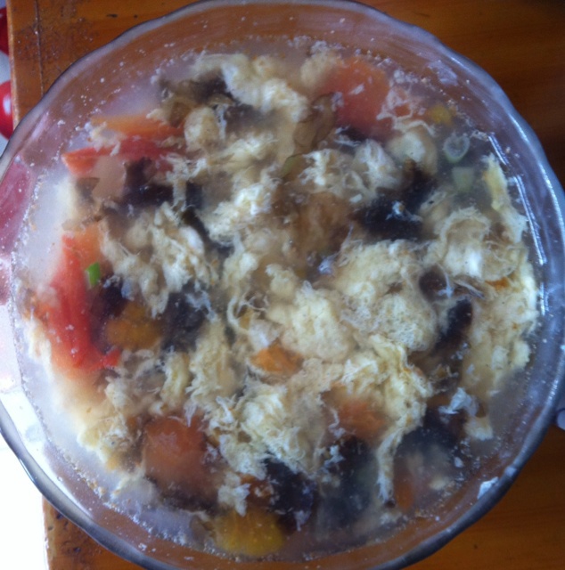 番茄紫菜蛋花汤