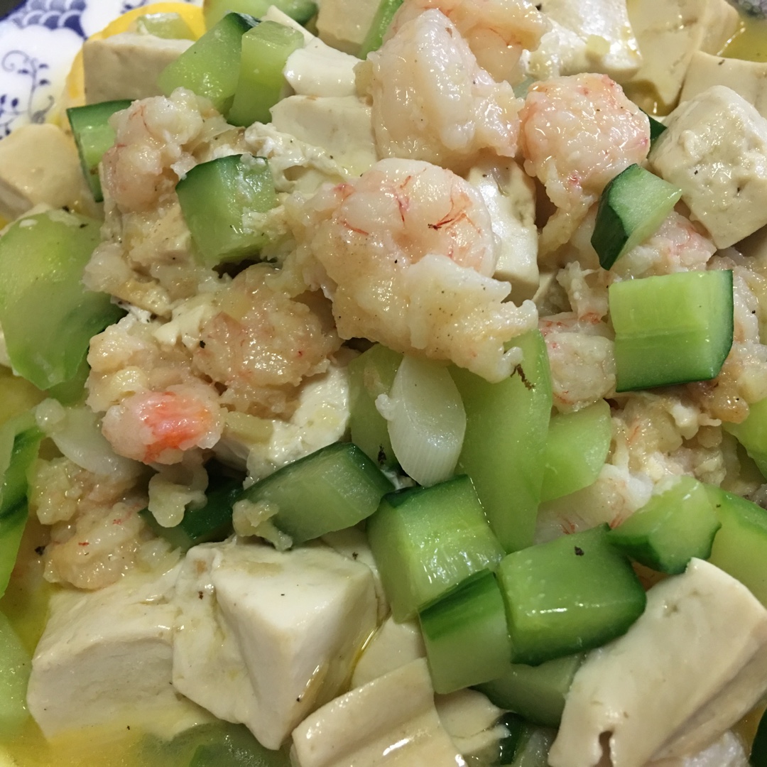 虾仁豆腐