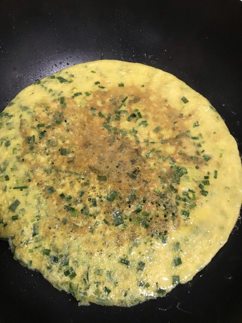 韭菜蛋饼