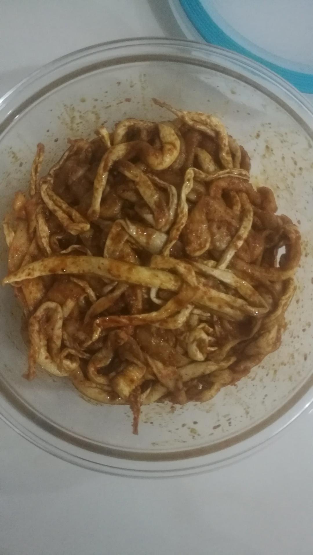 自制香辣开胃萝卜干