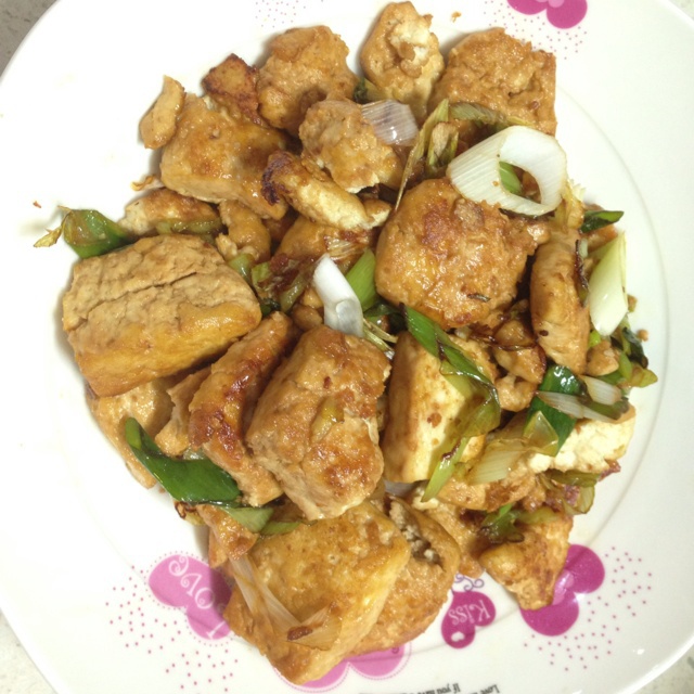 大葱烧豆腐