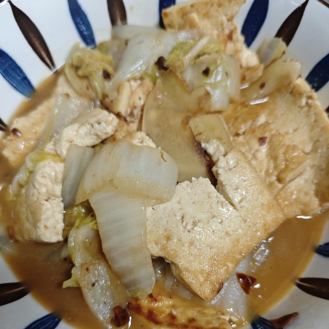 娃娃菜炖豆腐