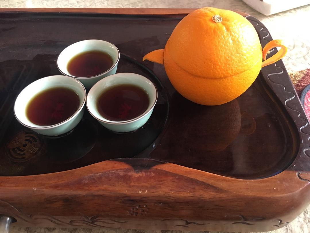 超萌的橙子茶壶
