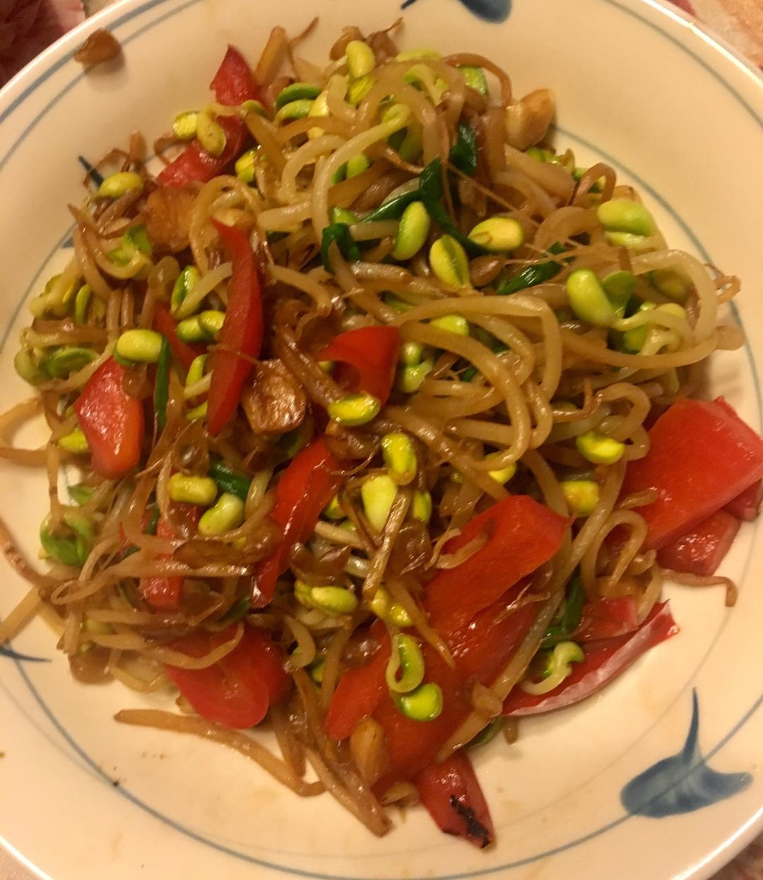 爆炒绿豆芽